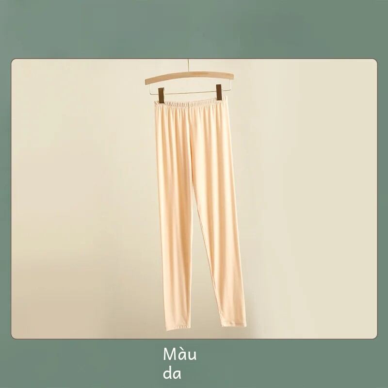 Nữ Modal Quần Lót Giữ Nhiệt Cotton Mỏng Co Giãn Slim Fit Ấm Lớp Đế Quần