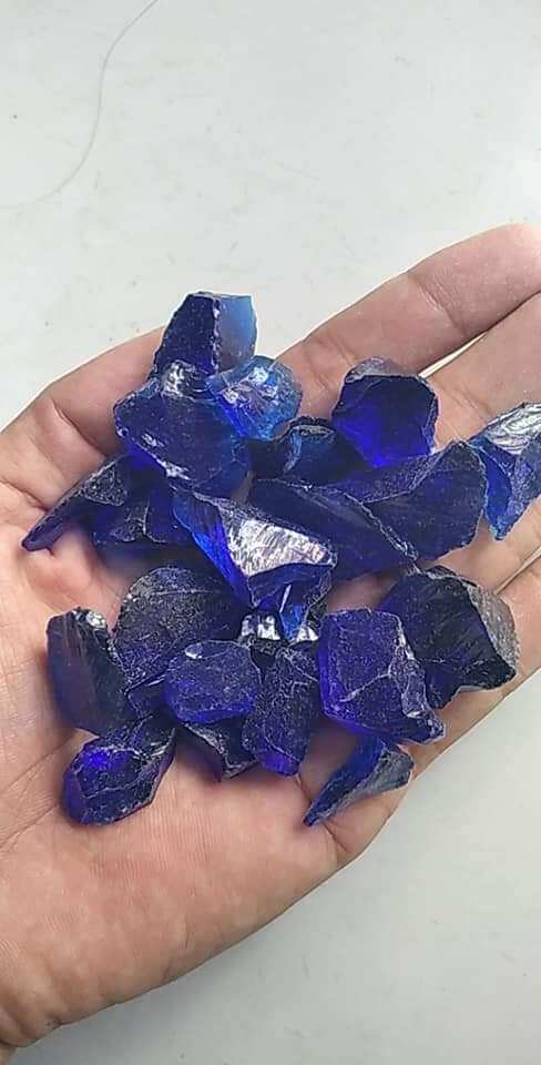 Sỏi thủy tinh Cobalt Blue