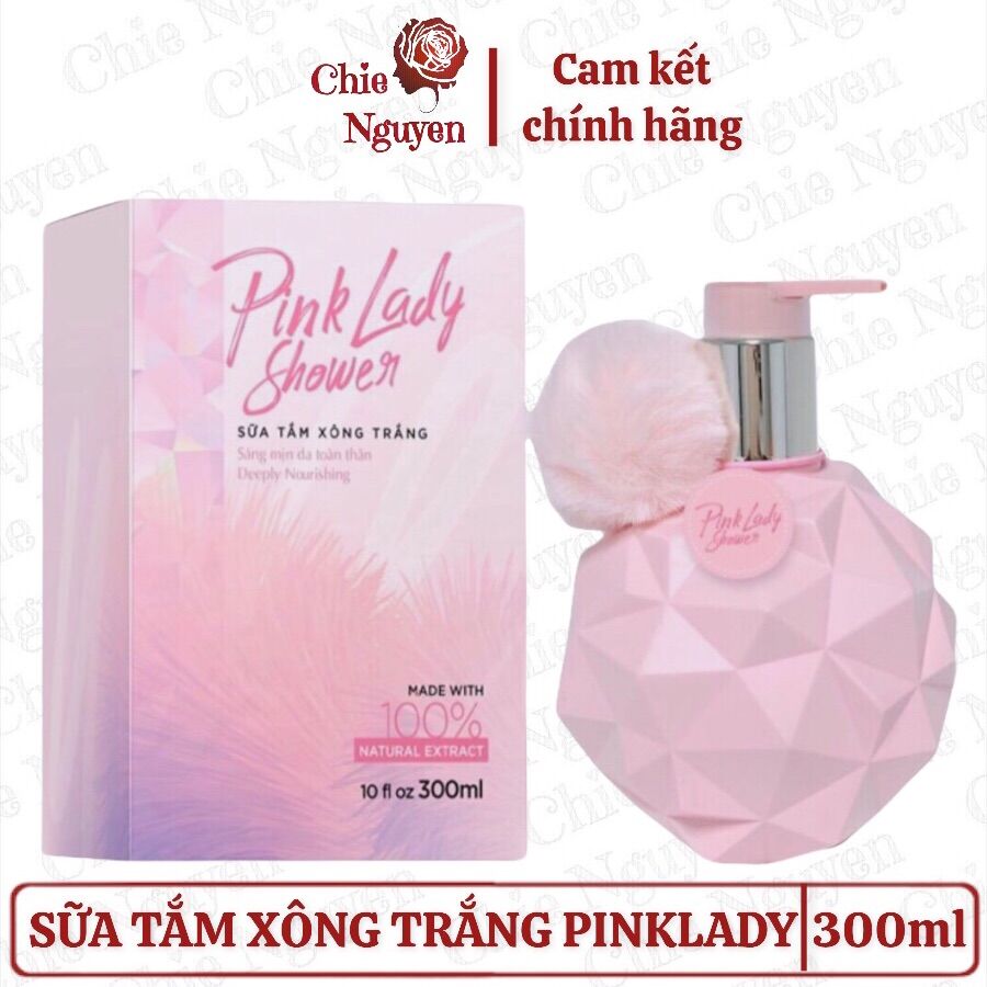 Sữa tắm xông trắng pink lady hương nước hoa - hàng chính hãng