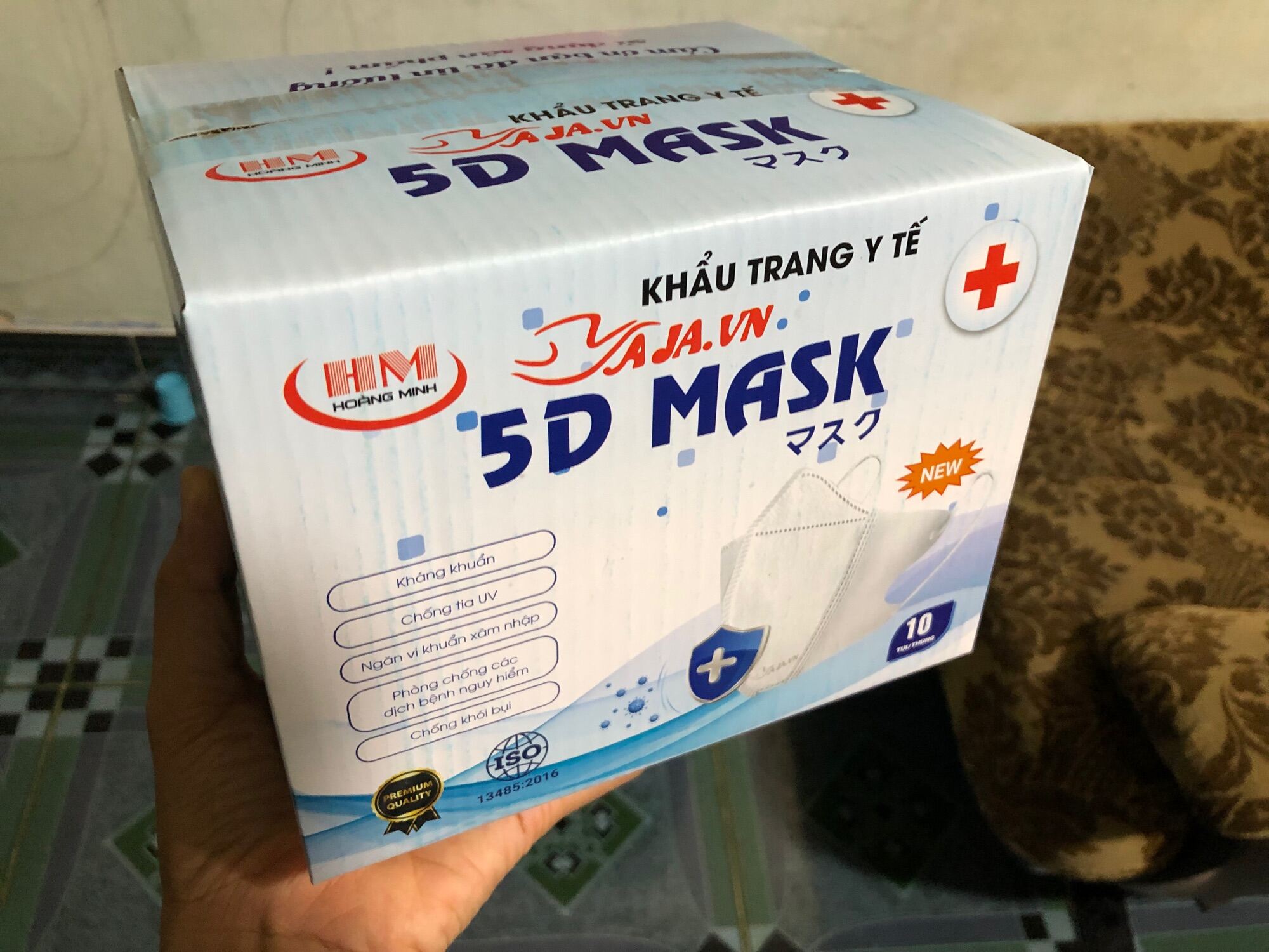 Khẩu trang y tế 5D 5D Mask khẩu trang y tế Jaja Hoàng Minh