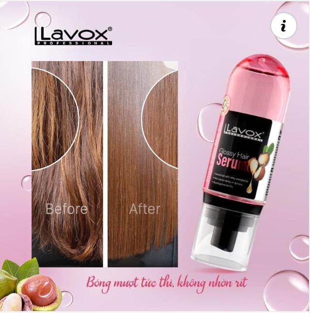 [HCM]Serum dưỡng bóng tóc Lavox 90ml