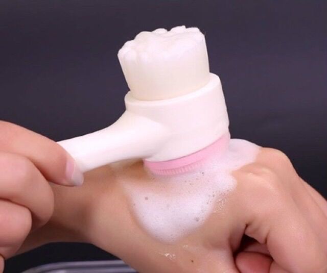 Cọ rửa mặt 2 đầu