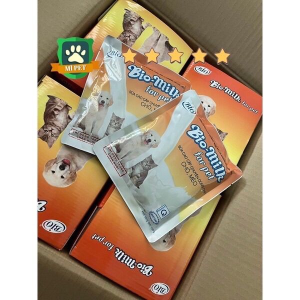 Bio Milk pet sữa non hạn chế tiêu chảy, hấp thu nhanh, mau lớn, khỏe mạnh chó, mèo 100gram