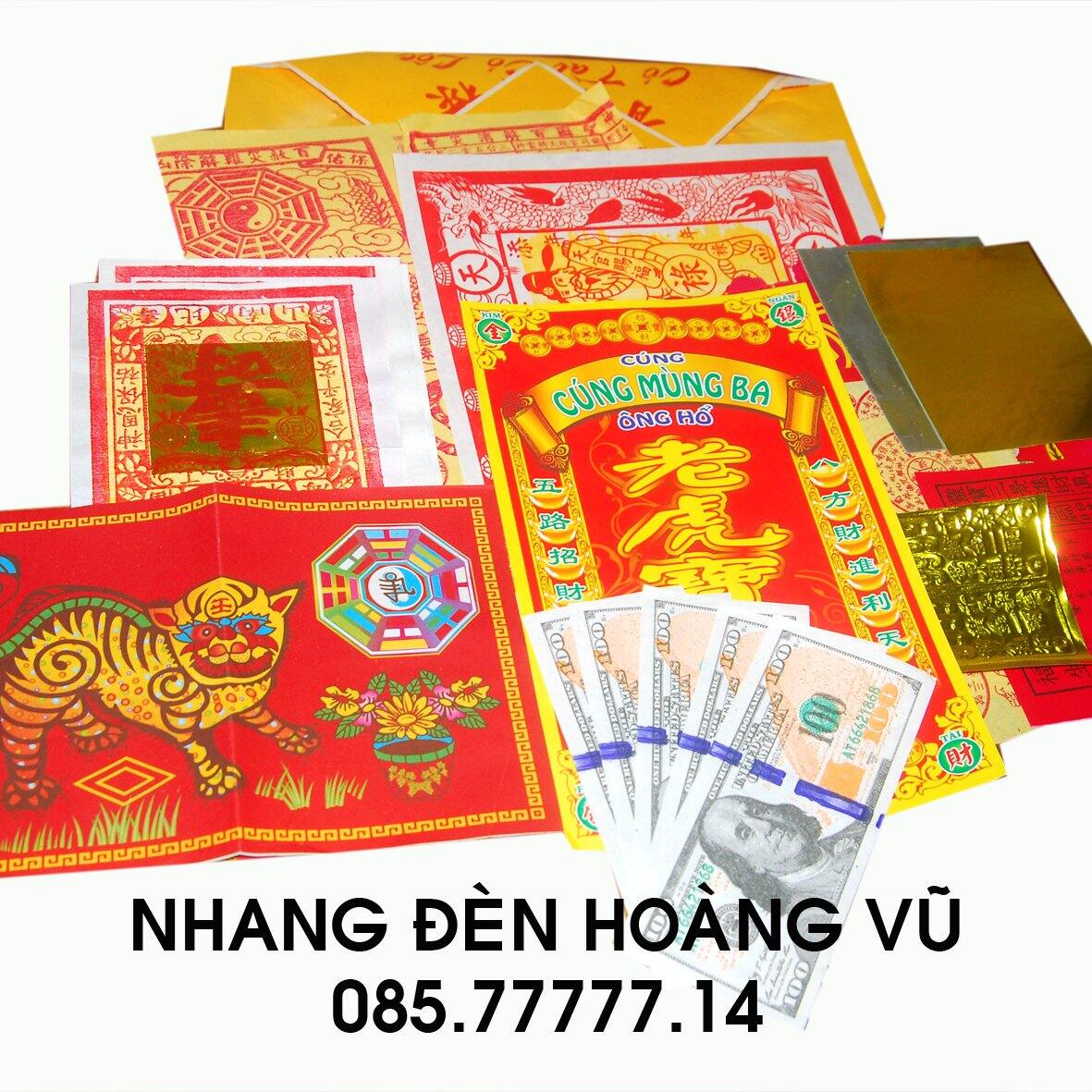 Giấy cúng - giấy cúng mùng 3, cúng ông hổ, cúng nhà