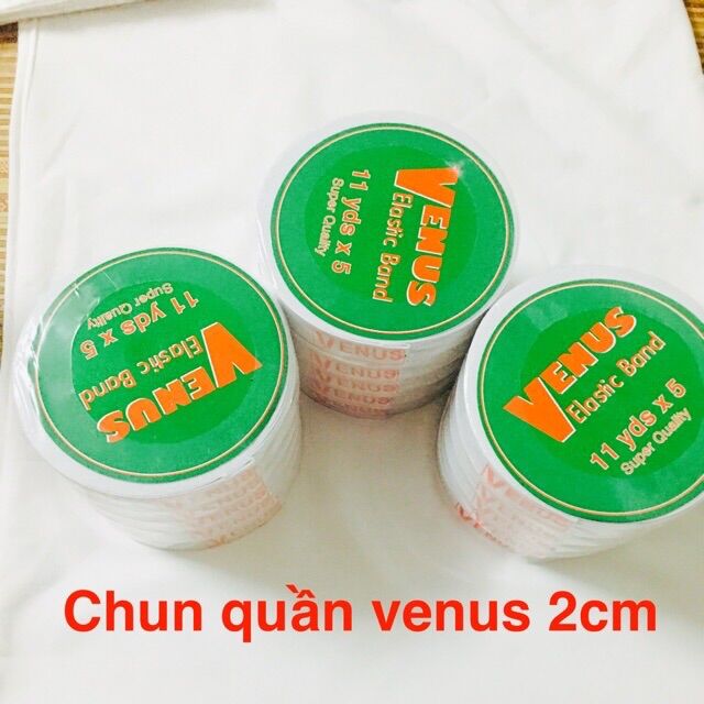 Chun quần 2cm thái venus bản 10m một cuộn