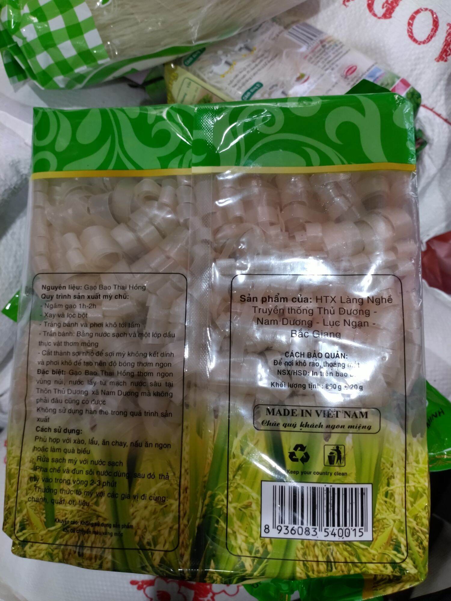 Mỳ Chũ Xưa Bắc Giang 800g