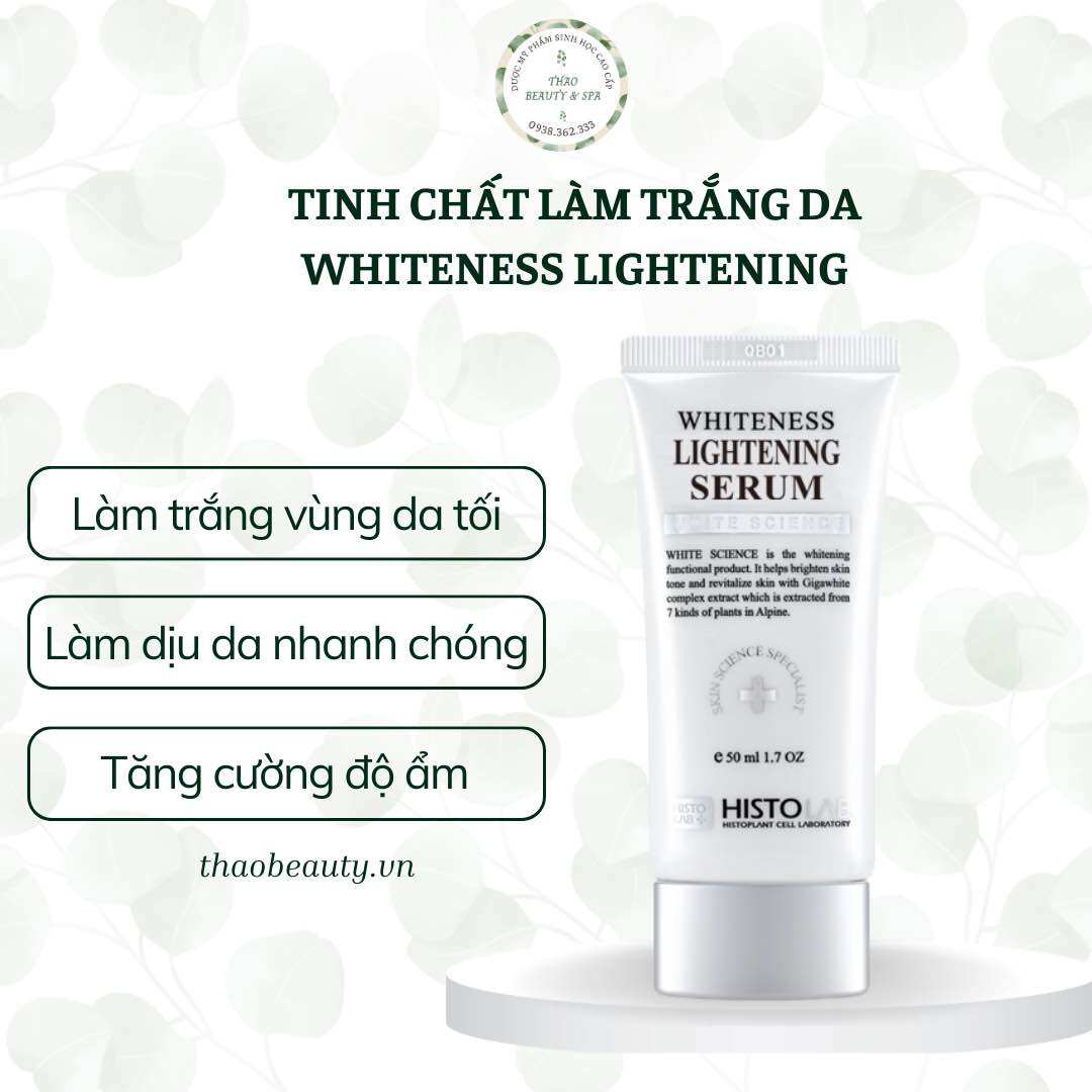 Histolab - tinh chất trắng da whiteness lightening serum white science