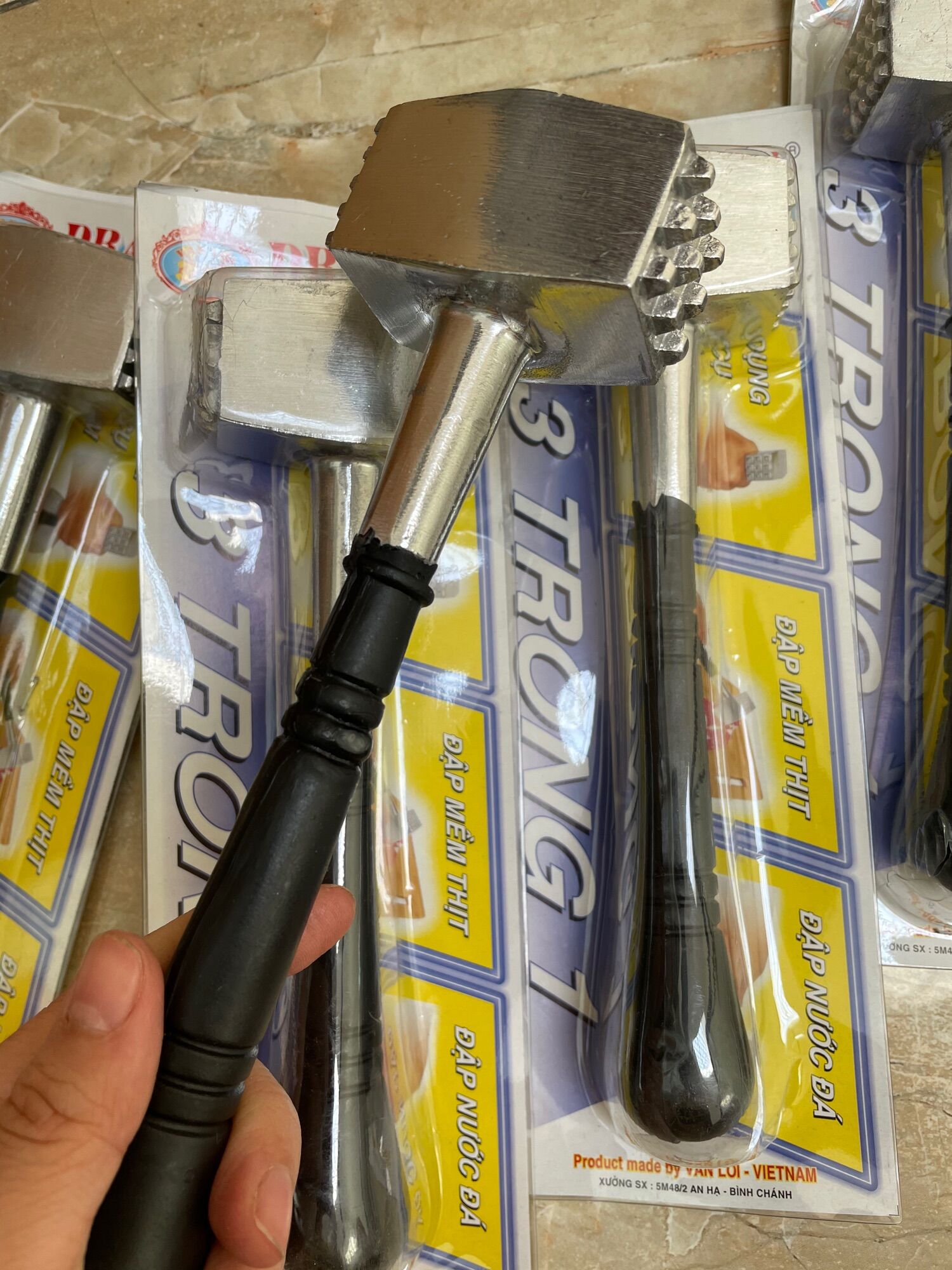 Cây Đập Mềm Thịt 3in1