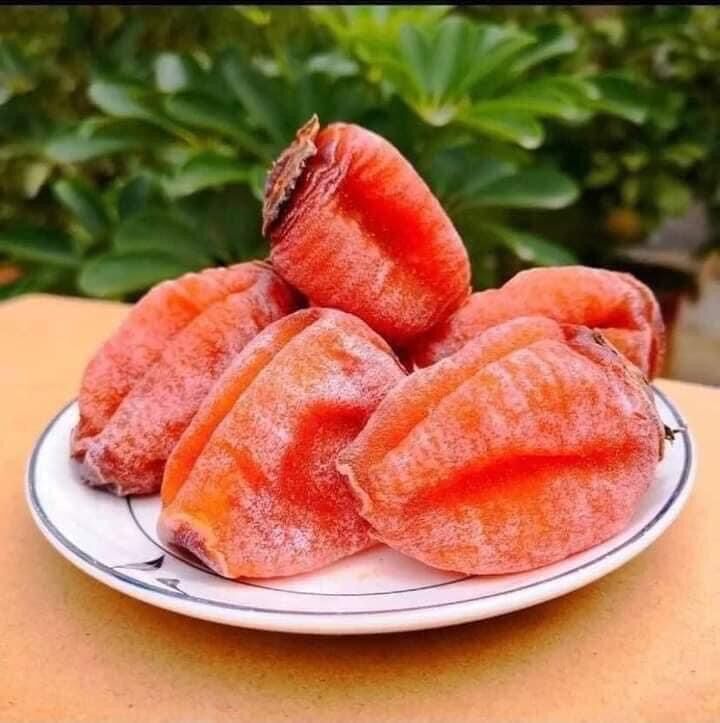 500g hồng sấy dẻo nguyên trái (hồng dẹt và hồng treo)