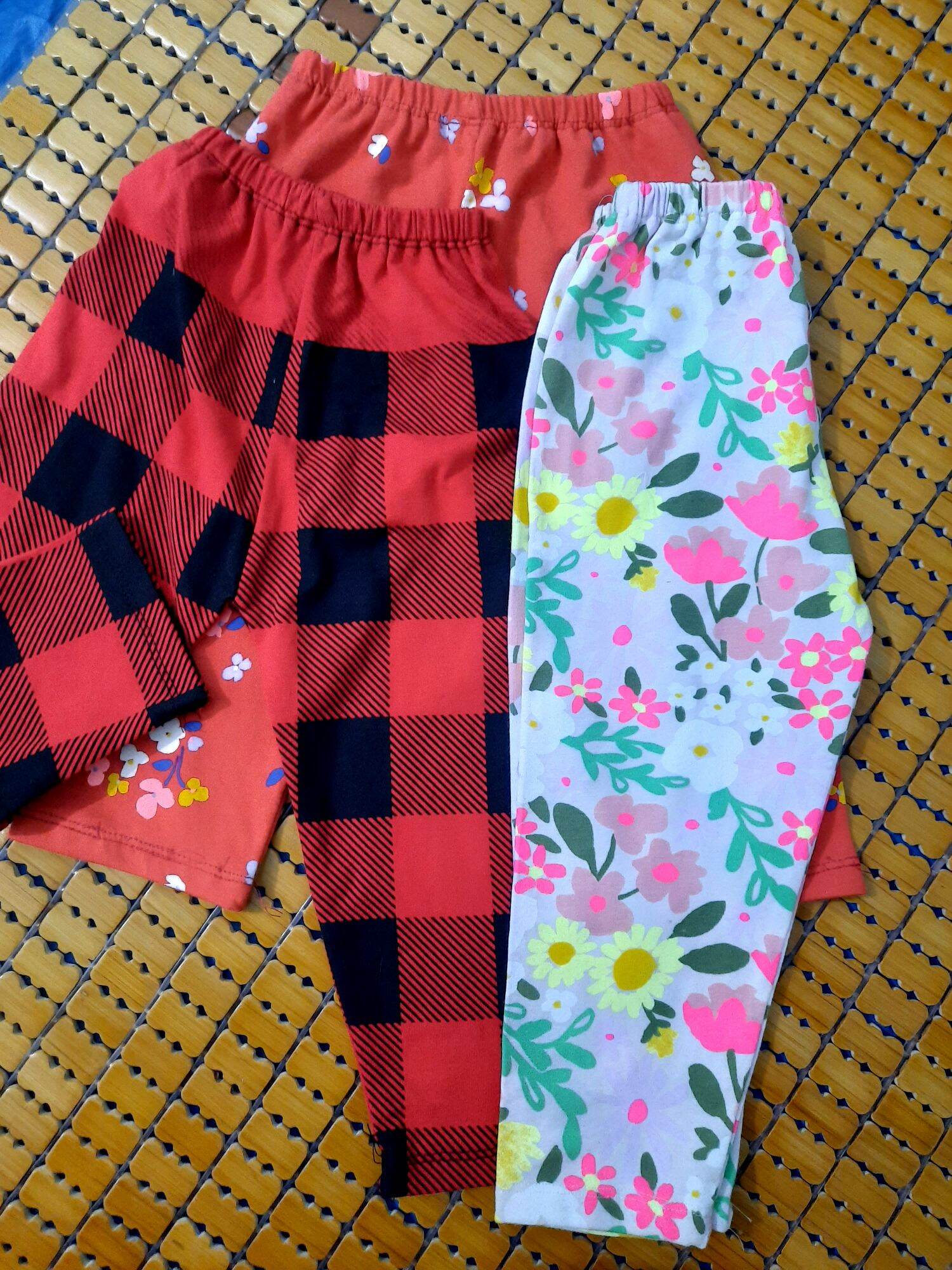 Quần Legging dài cho bé gái size 7-20kg (2 cái)