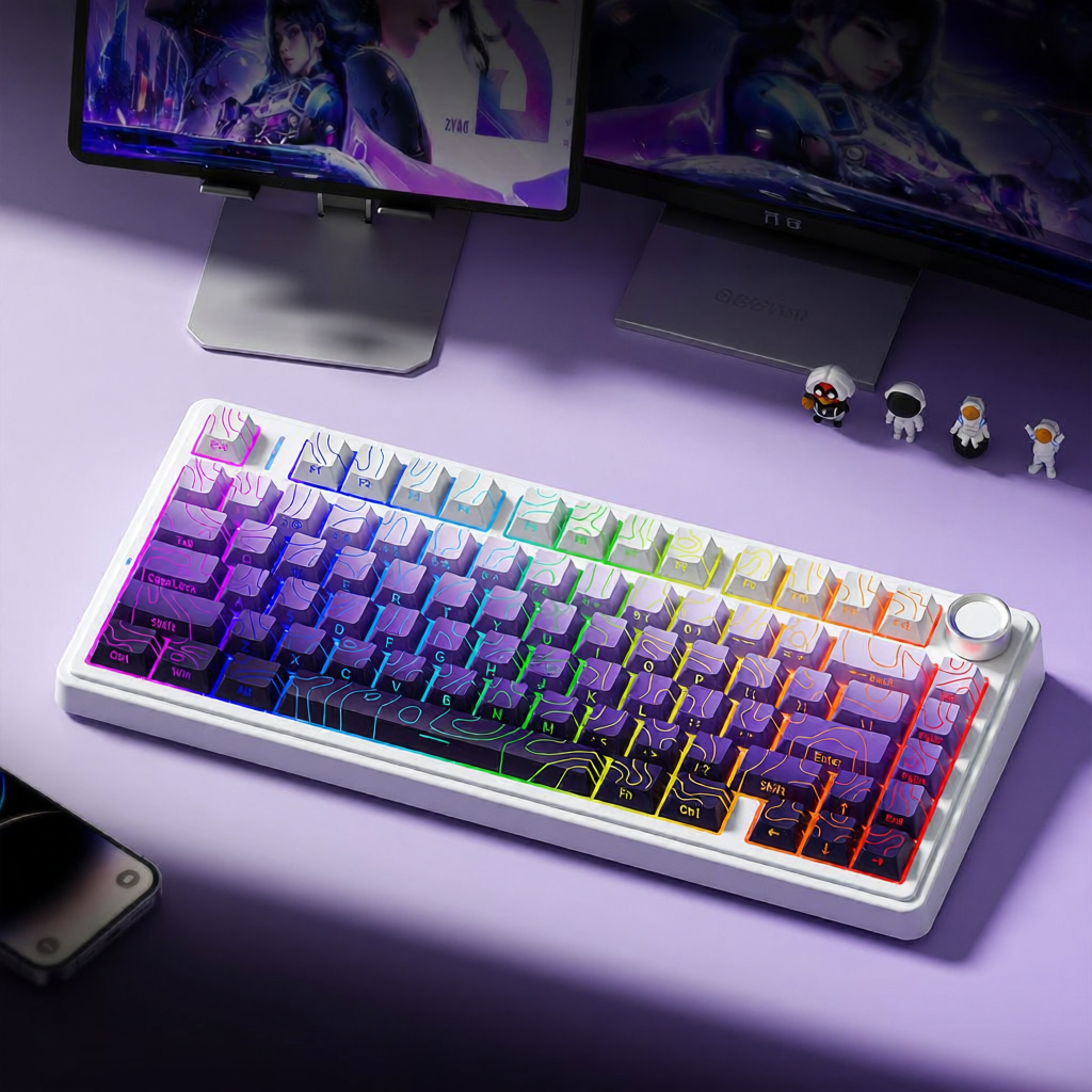 ESPORTS LIVNG MUSEUM | Bàn Phím Cơ Không Dây Bluetooth Ba Chế Độ