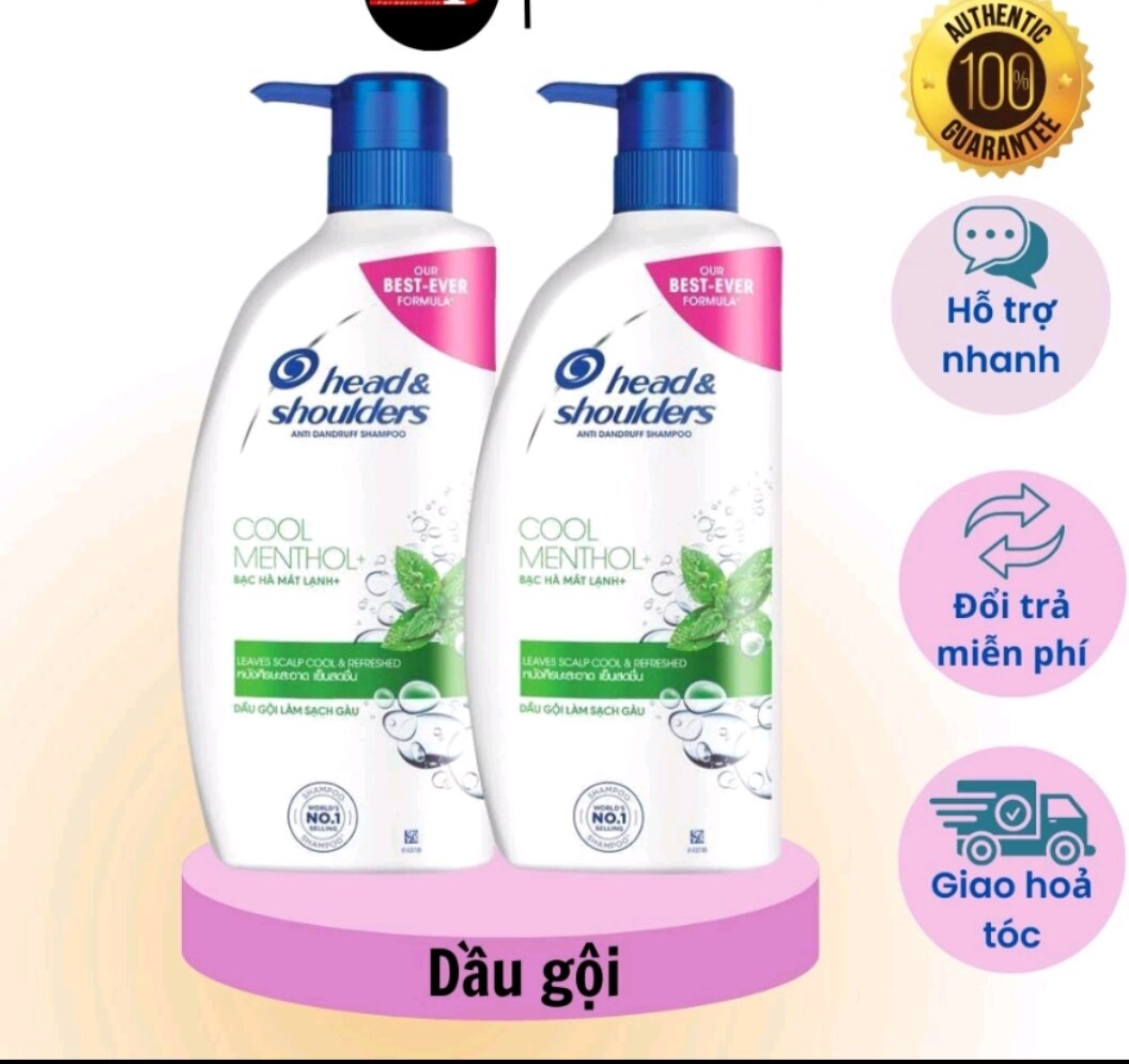 Dầu Gội Head & Shoulders bạc hà 625ml