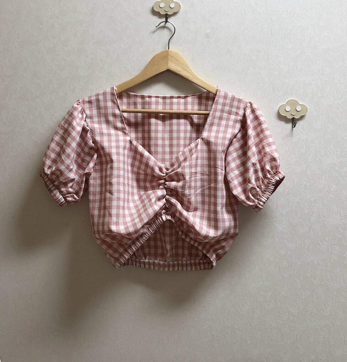 ÁO COPTOP RÚT NGỰC FORM CROPTOP