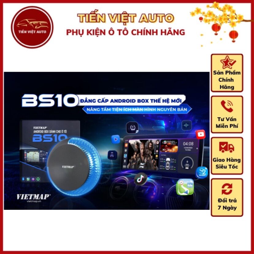 Android box ô tô vietmap bs10 - đẳng cấp android box thế hệ mới 2023