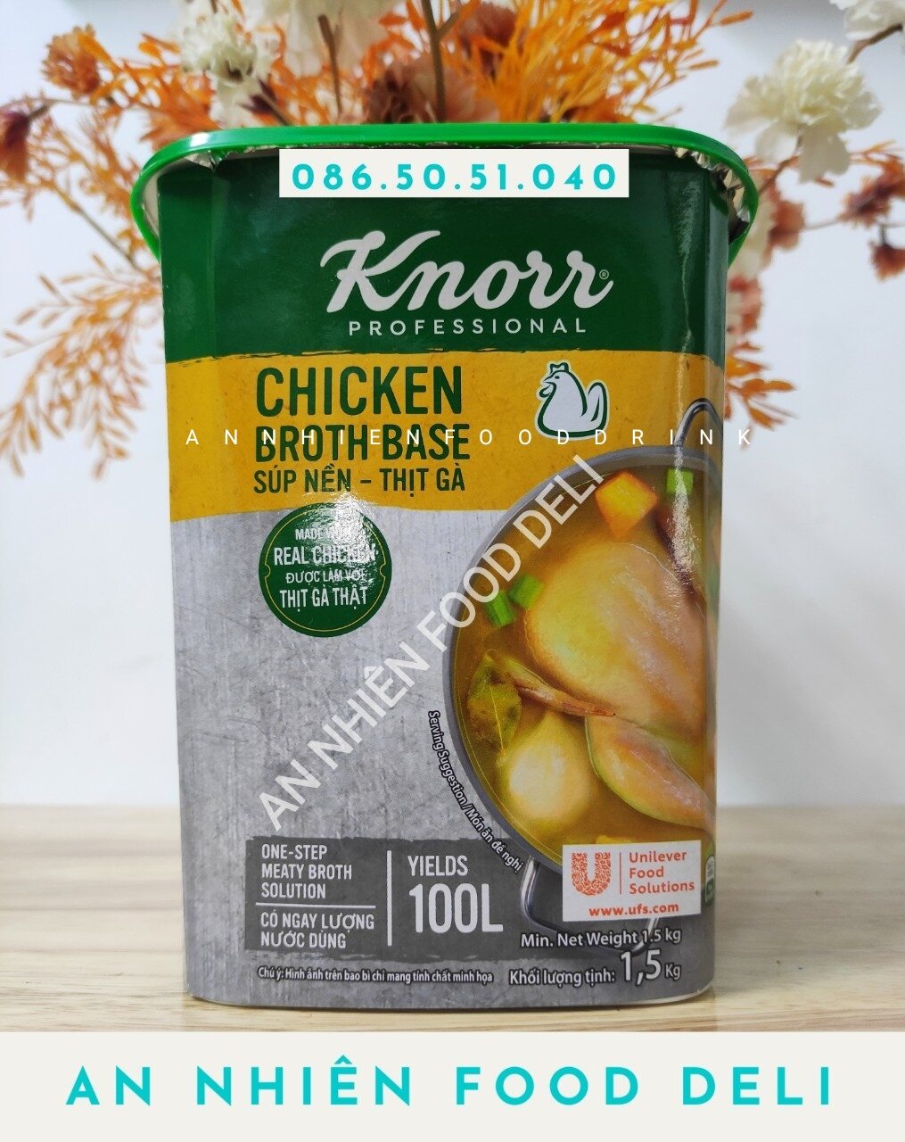 100 Gram Súp Nền Thịt Bò Knorr Unilever Beef Broth Base