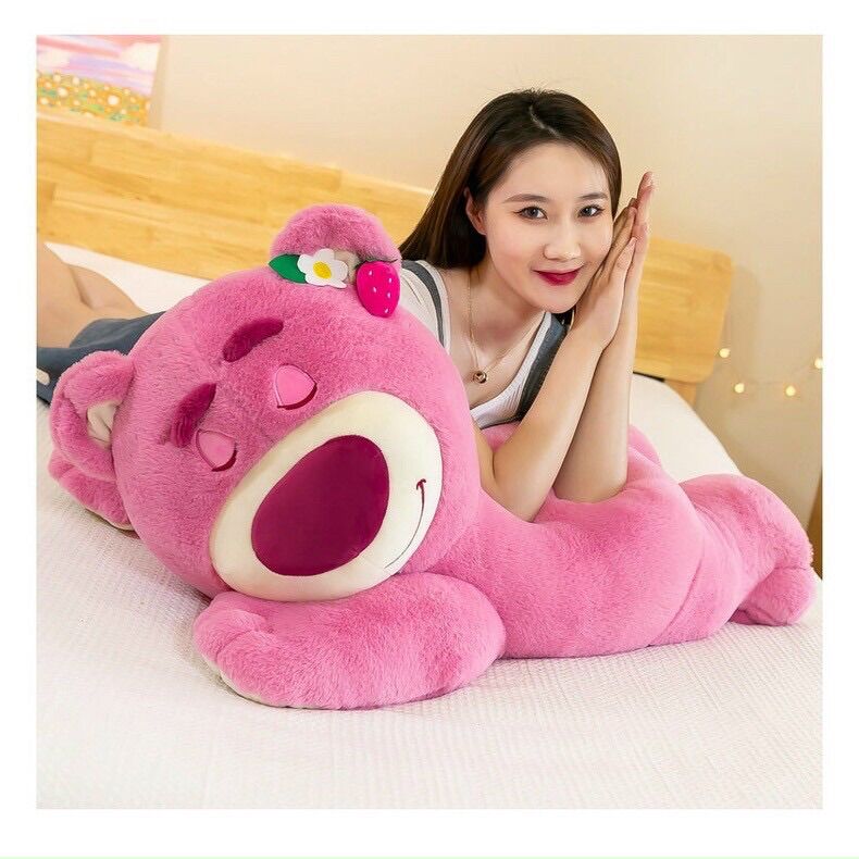 Gấu bông tai dâu losto siêu dễ thương