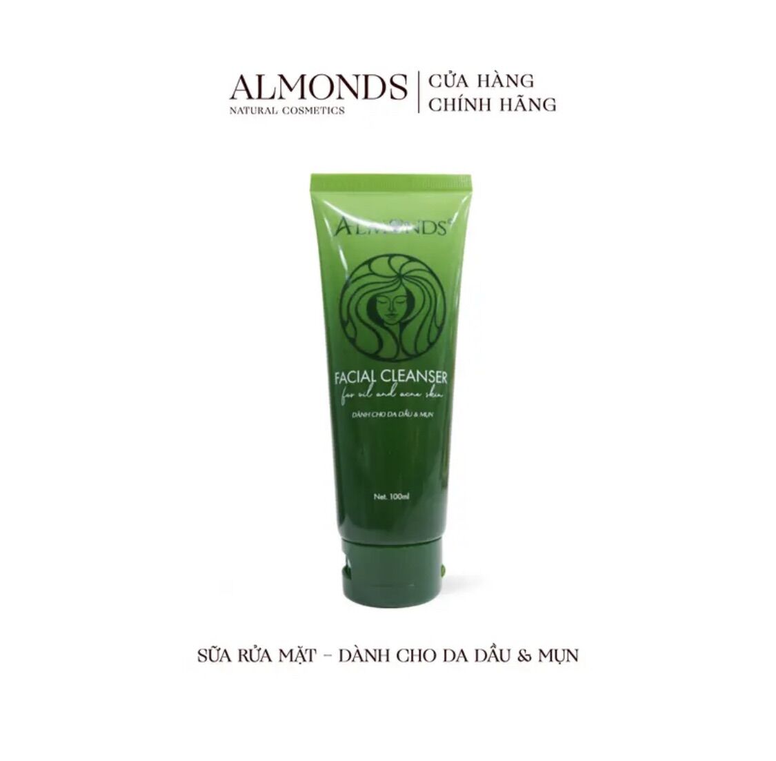 Sữa rửa mặt cho da dầu mụn almonds