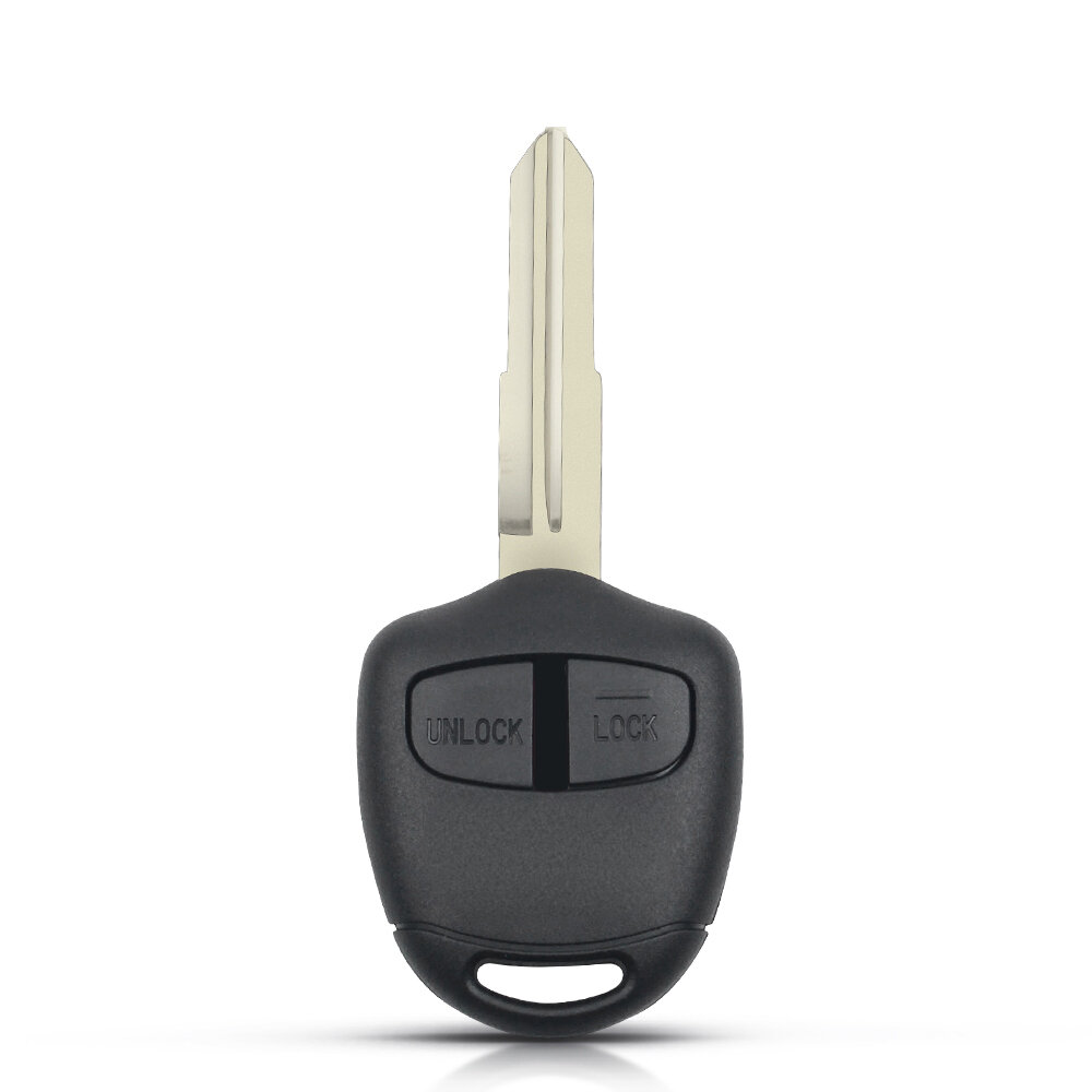 Keymou Trống Ô Tô Điều Khiển Từ Xa Vỏ Chìa Khóa Dành Cho Mitsubishi Pajero Sport Outlander Grandis Asx Mit11/mit8 Uncut Blade 2/3 Nút Chất Liệu ABS