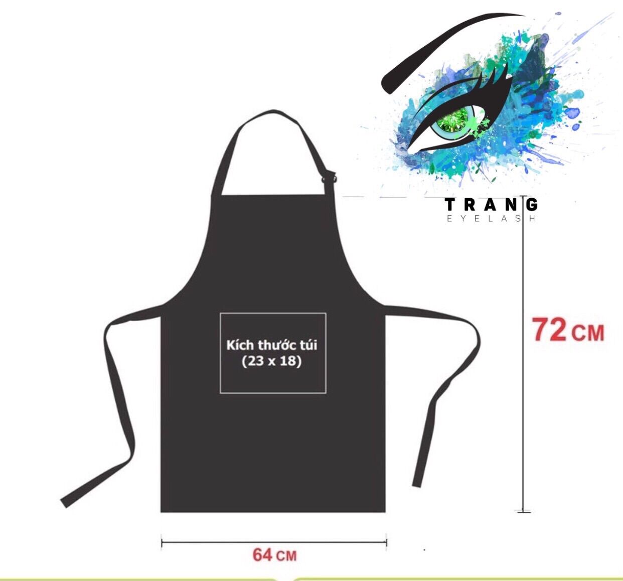 Tạp dề trong Nail,nối mi, phun xăm