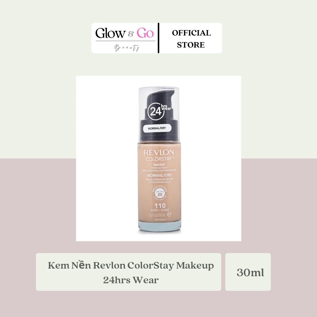 Kem Nền Che Khuyết Điểm, Kiềm Dầu, Mịn Màng Revlon ColorStay Makeup 24hrs Wear 30ml (100% From USA)