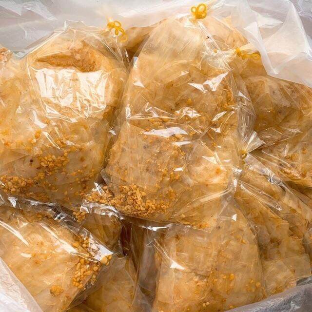 Com bo 10 gói bánh tráng xì ke muối tỏi