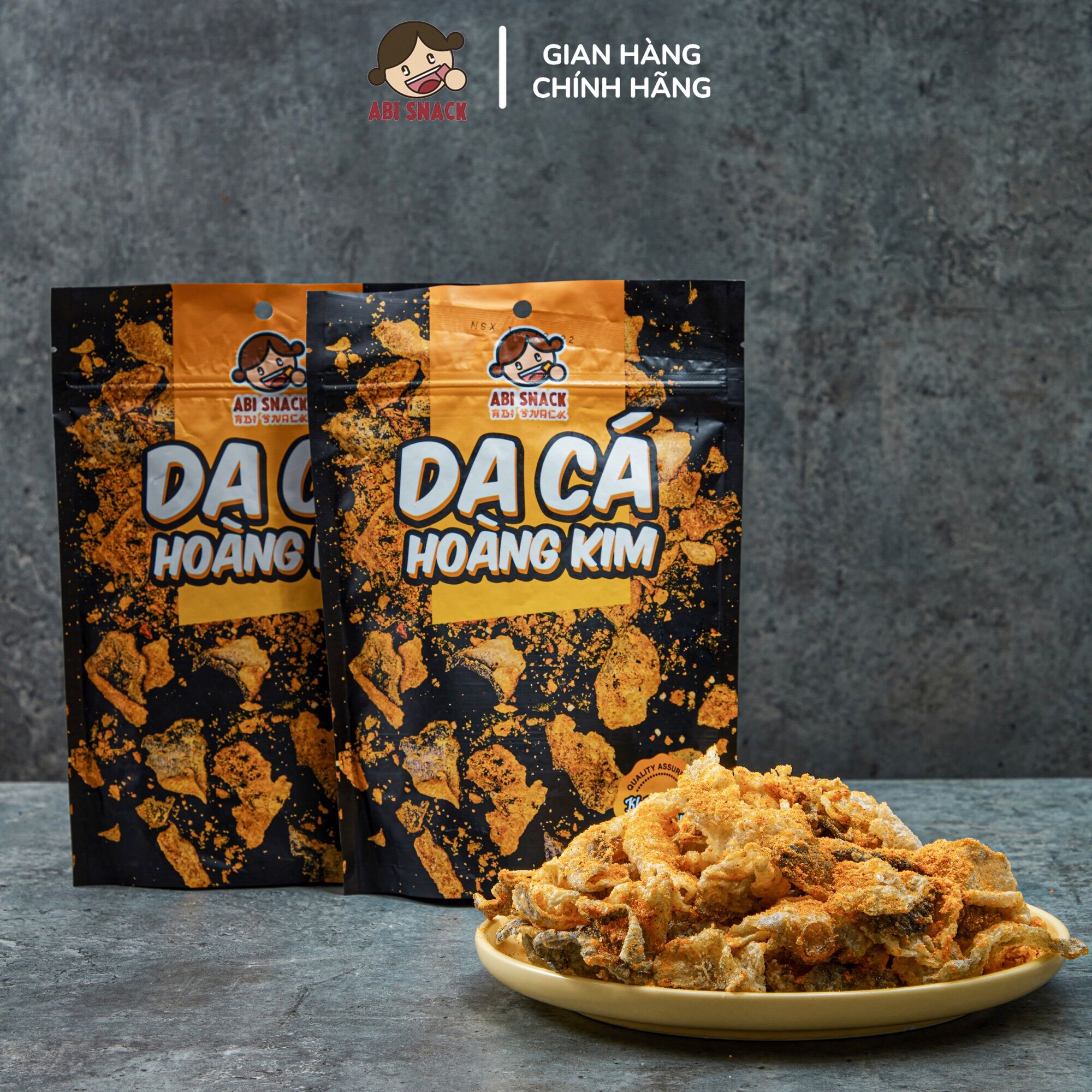 Da Cá Hoàng Kim - Da Cá Trứng Muối ABI SNACK