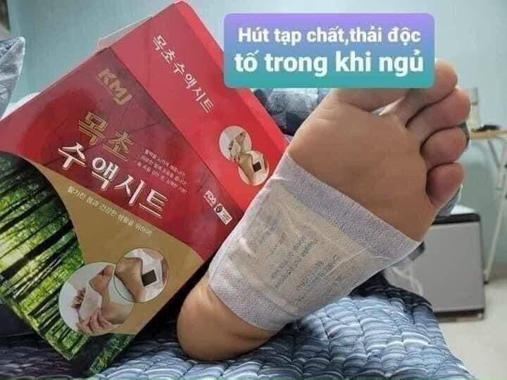 Miếng dán thải độc chân Hàn Quốc hộp 30 miếng