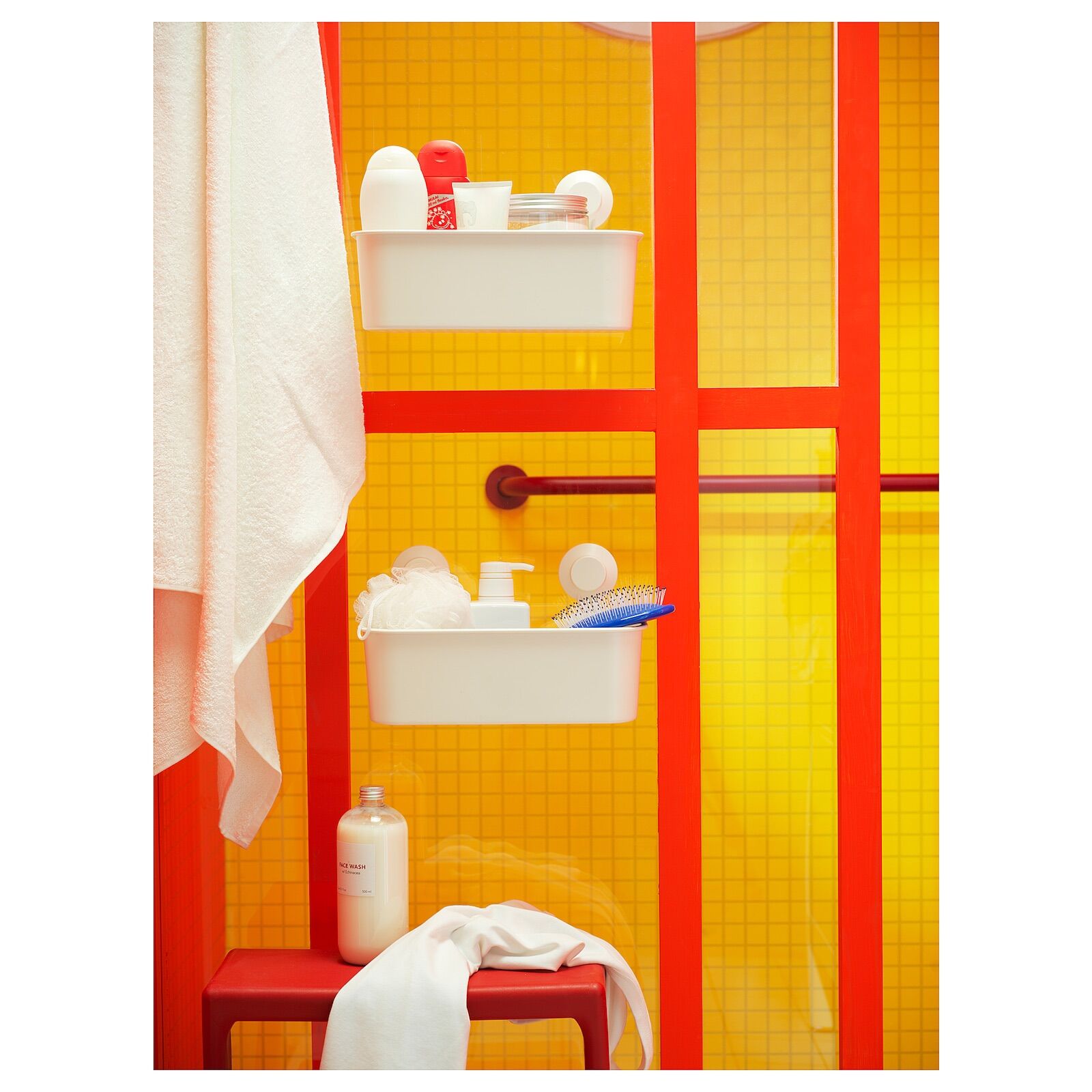 Giá treo hút dính 28x17cm IKEA