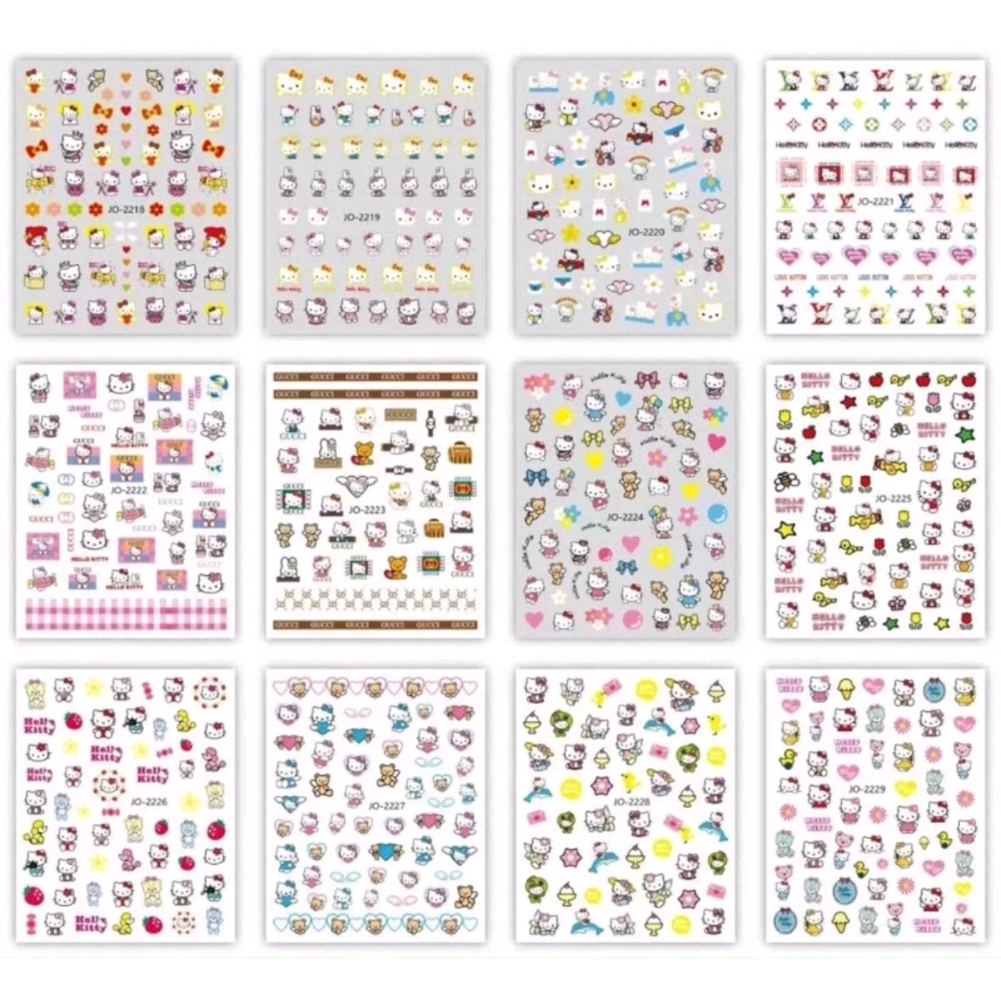 Hello Kitty Nail Decoration Stickers