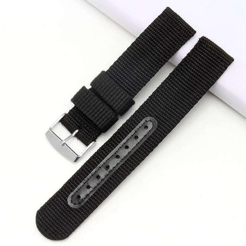 Dây Đeo Đồng Hồ Nam Vải Nylon Thể Thao Ngoài Trời Đa Năng Tương Thích Với Timex Seiko Casio Armani D