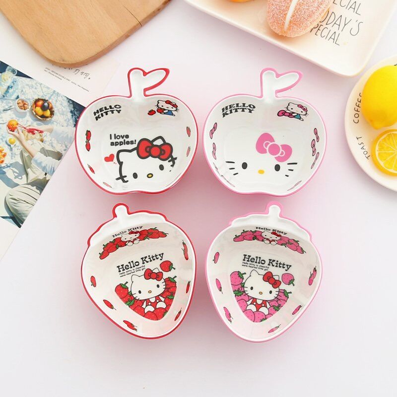 Chén táo, chén dâu Hello Kitty - Doremon Doraemon