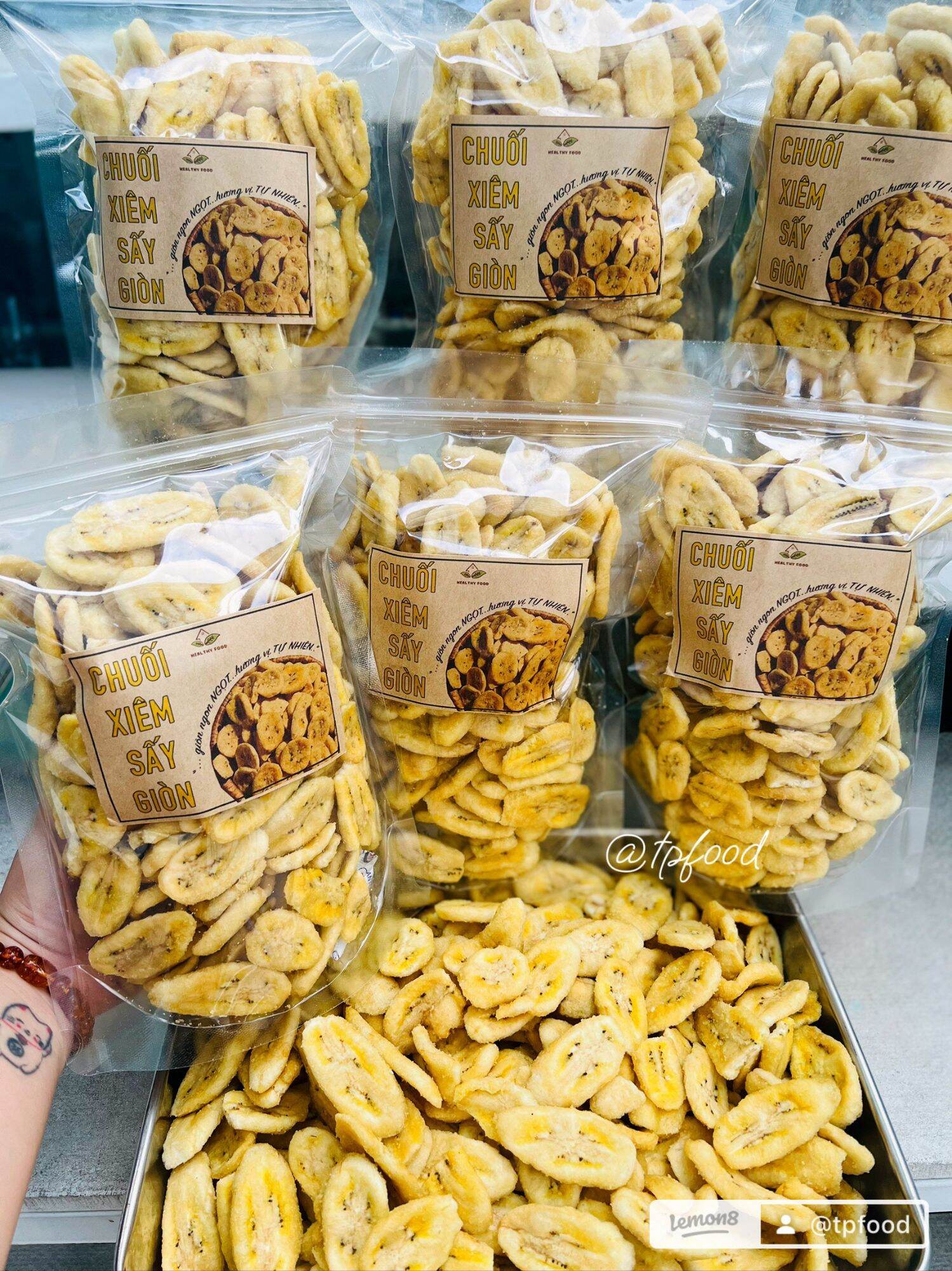 Chuối xiêm sấy giòn 500g