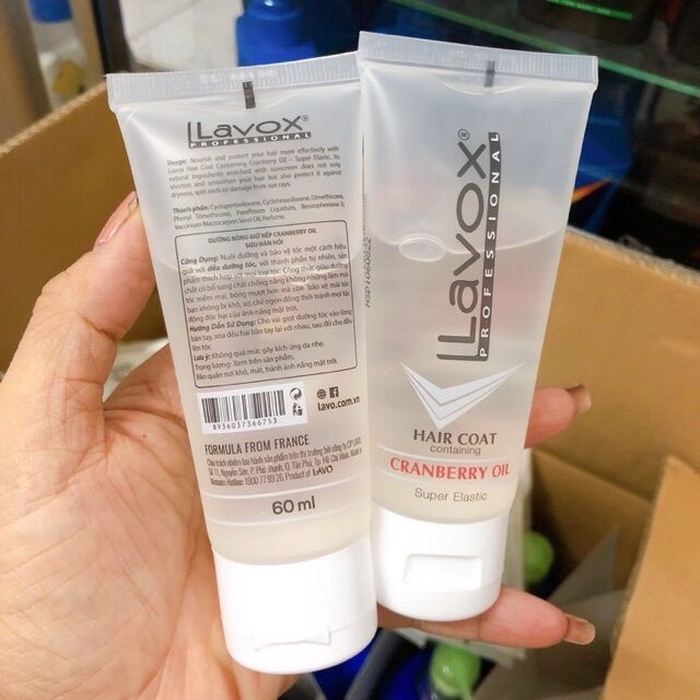 Dầu bóng tóc lavox 60ml