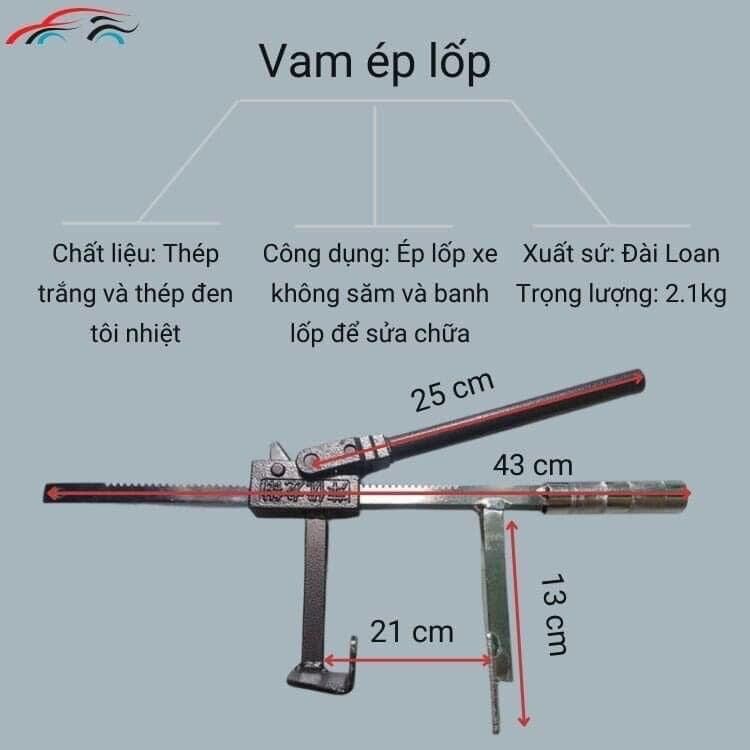Vam ép lốp không săm xe máy - xe điện