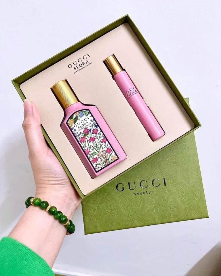  Set Nước Hoa Nữ Gucci Flora Gorgeous Gardenia EDP (100ml +7.4ml)