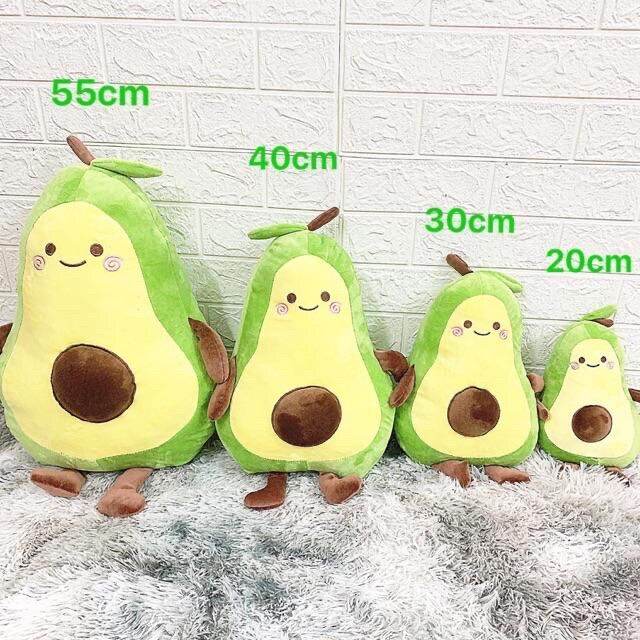 Gấu bông quả bơ dễ thương , bơ tròn size 40cm