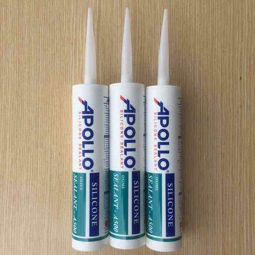 keo silicon Apollo A500 trong ,A500 xám, A500 trắng, keo dán đa năng