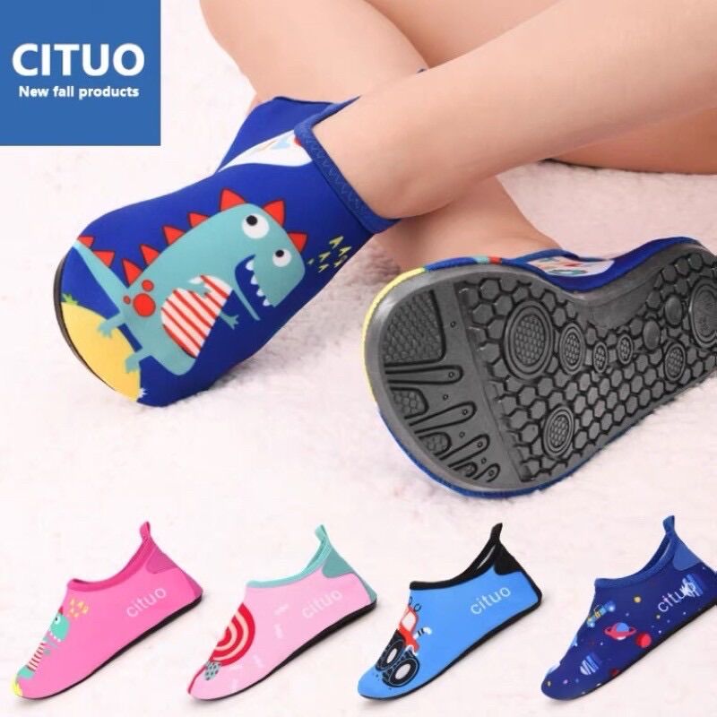 Giày đi biển - Giày đi trên cát - Giày hồ bơi đế cao su cho bé trai bé gái