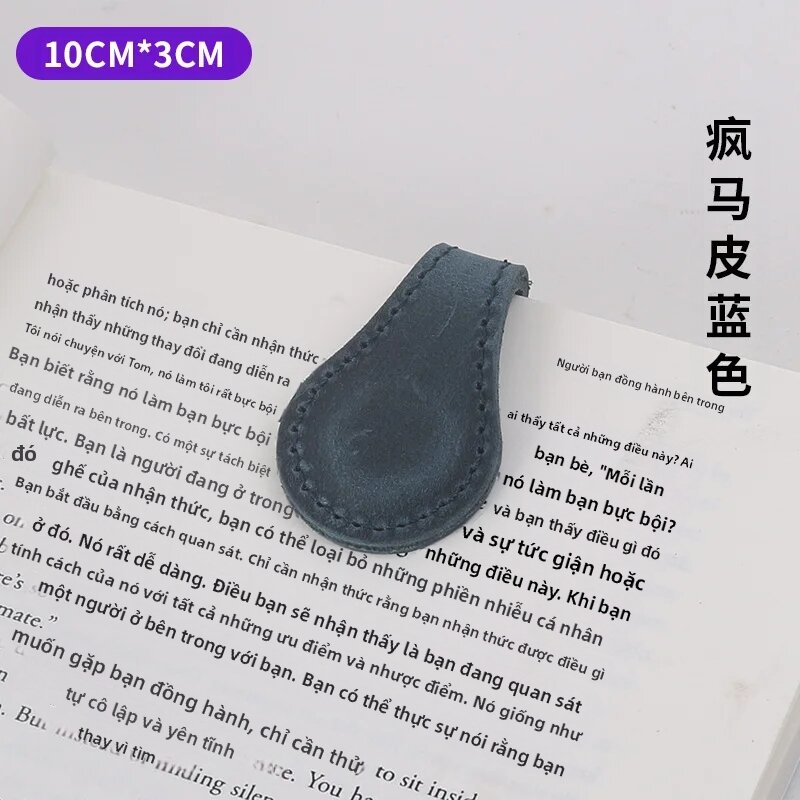 Dấu Trang Bằng Da Từ Tính Kẹp Sách Đa Năng Đánh Dấu Trang Đọc Sách Phụ Kiện Sáng Tạo Cho Sách