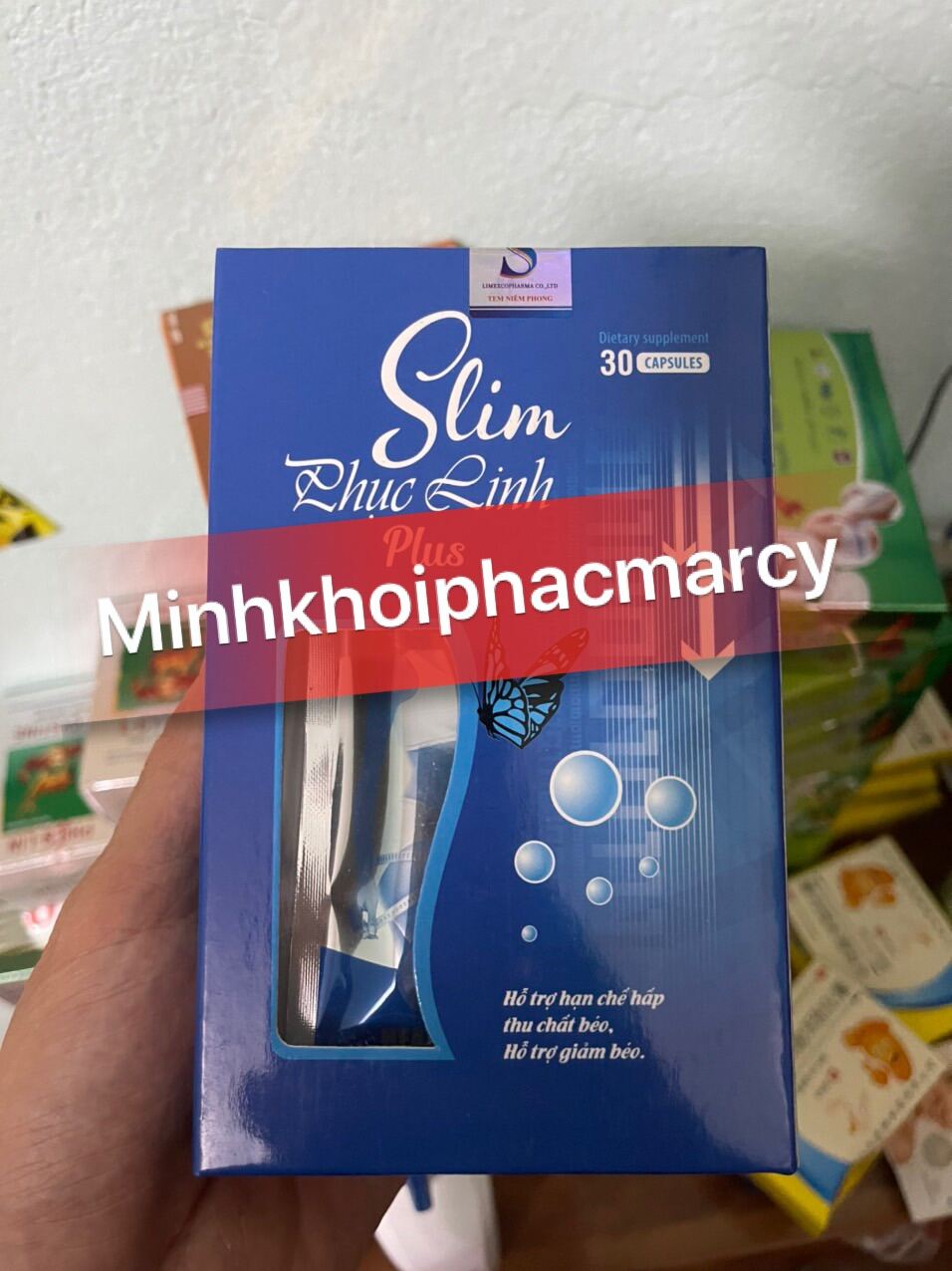GIẢM CÂN SLIM PHỤC LINH PLUS AN TOÀN, HIỆU QUẢ 30 viên