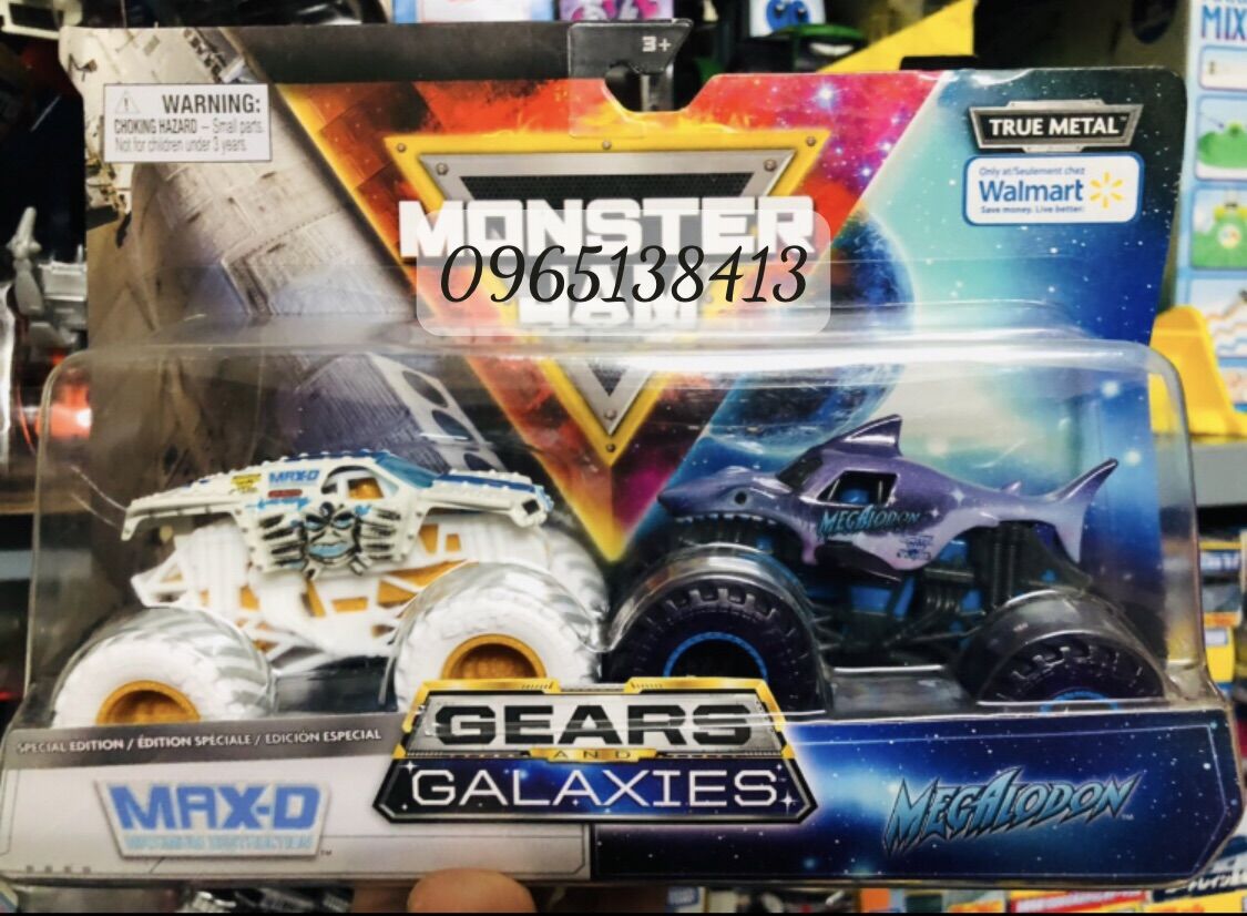 Bộ 2 xe Monster Jam phiên bản Galaxy mới