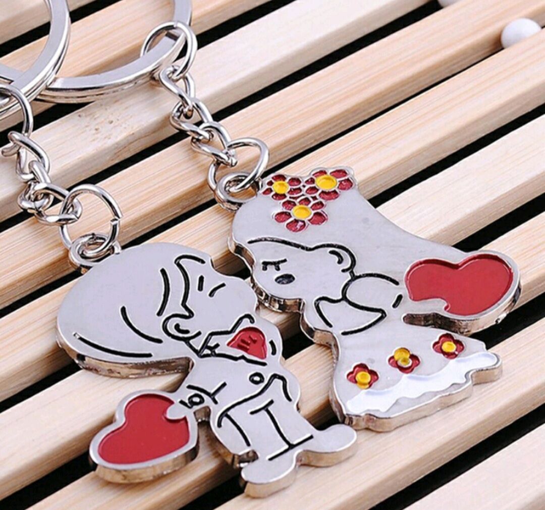 Móc khóa cặp đôi hình cô dâu chú rể