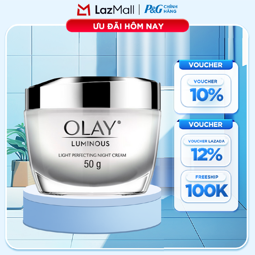 Kem Dưỡng Ban Đêm OLAY LUMINOUS Dưỡng Sáng Da Hũ 50G