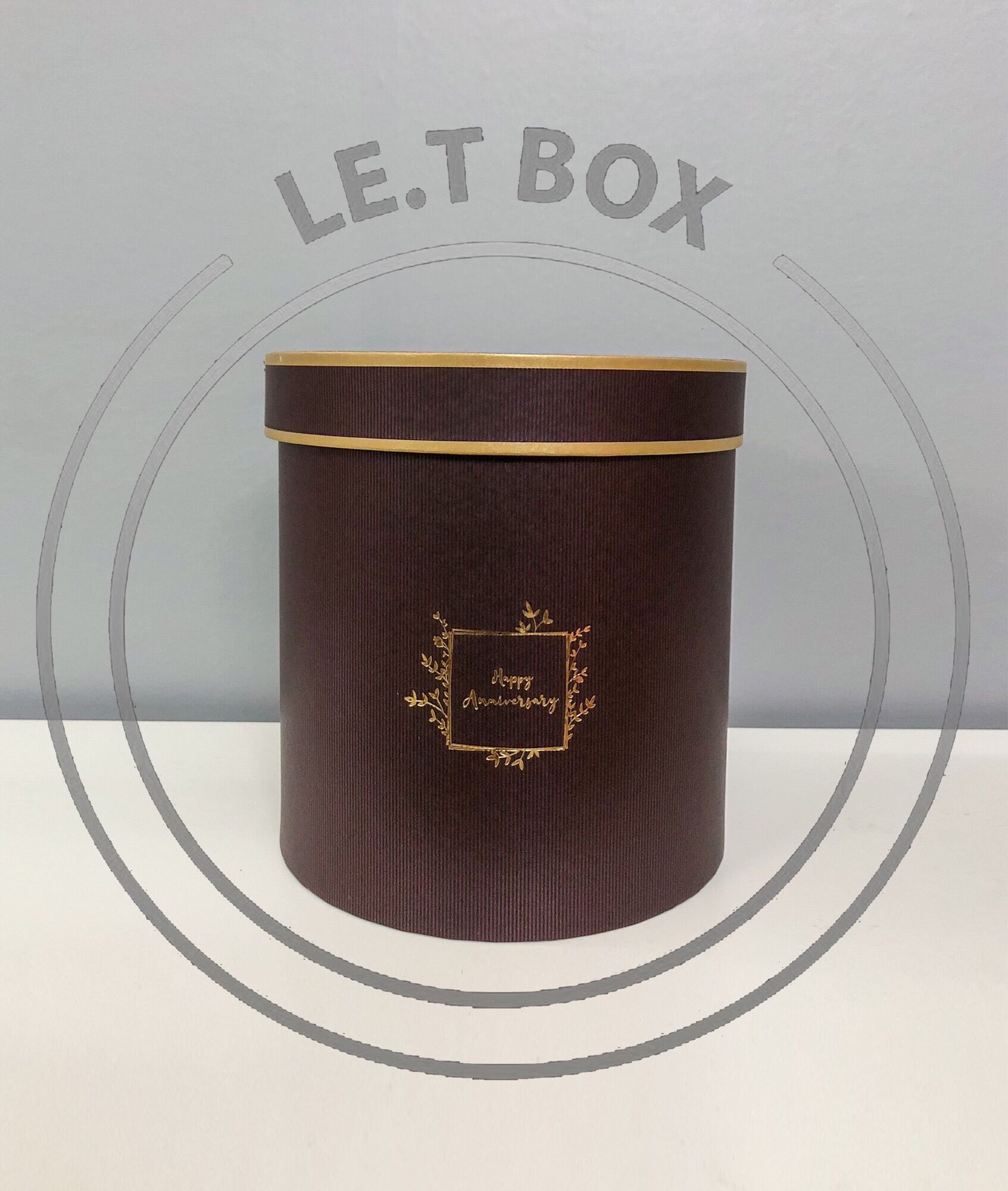Hộp trụ tròn cắm hoa 16cm