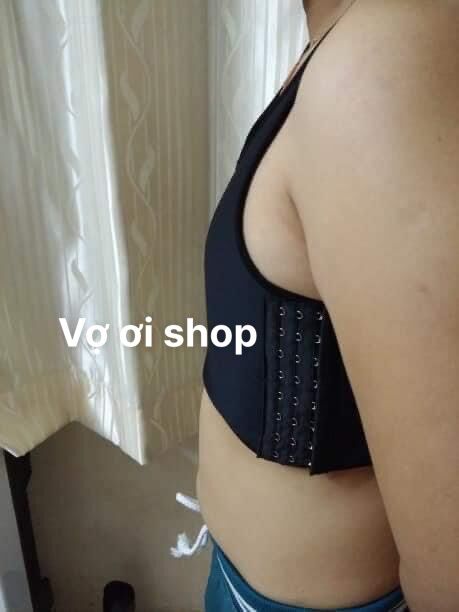 [ Hỏa Tốc ]Áo nịt tomboy - Balỗ Ngắn Có Viền [ Bản Nịt Bó Trước Ngực ]