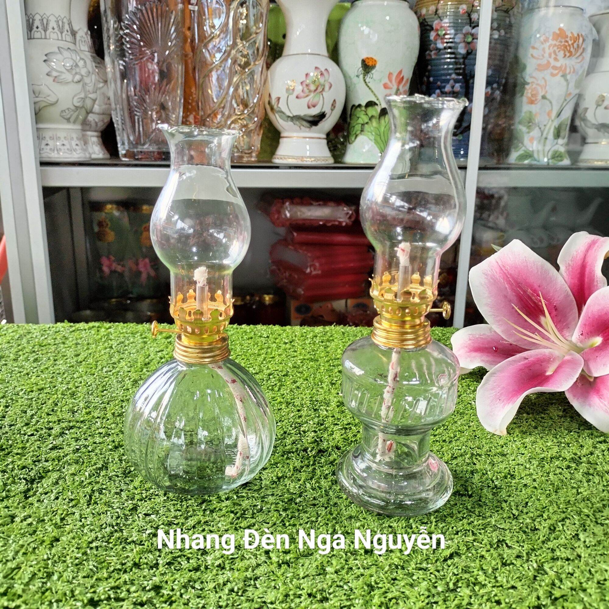 Đèn dầu thủy tinh