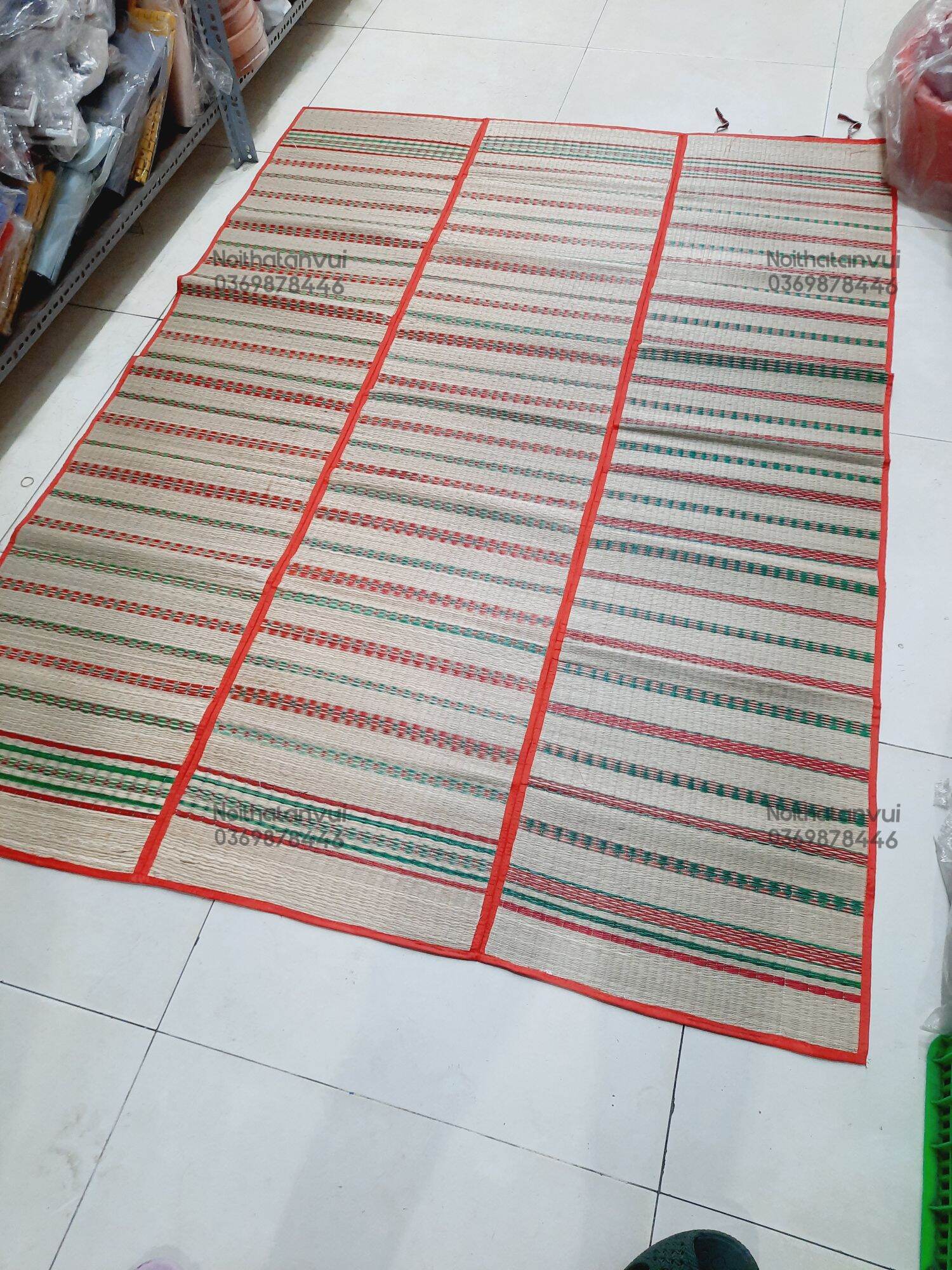 Chiếu cói xuất khẩu uzu thái gấp gọn