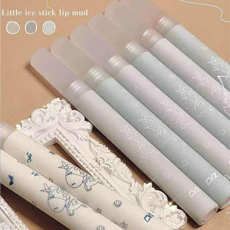 Hàng Mới Về Set 3 Cây Son Cvz Unicorn Siêu Hot Bộ 3 Cây Son Kem Nhung Ngựa Kỳ Lân Nội Không Dính Cốc Mafick Nắp Nhung