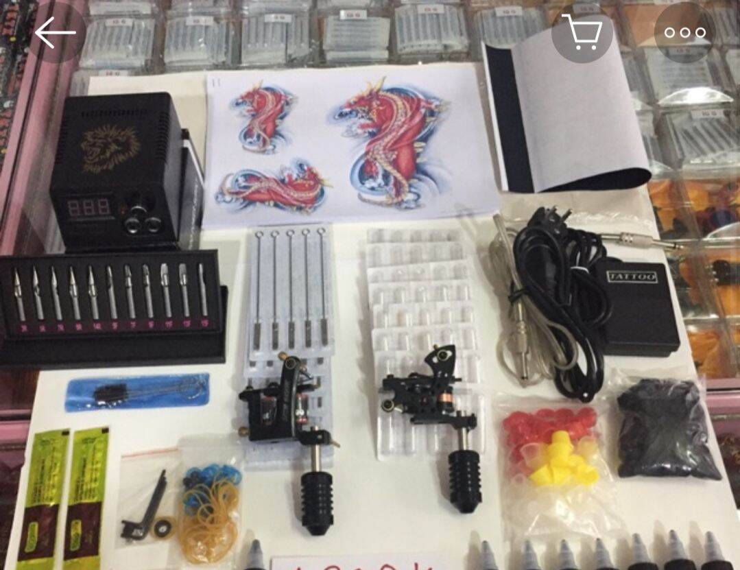 _Bộ kit 2 máy xăm hình mẫu 2