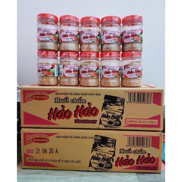 Lốc 6 hũ Muối Hảo Hảo Chua Cay Acecook \gia vị Hảo Hảo\bột canh hảo hảo chính hãng\muối chấm chua cay\muôi Tôm Hảo Hảo\bột canh mì tôm hảo hảo\Muối chấm hoa quả\muối chấm hải sản